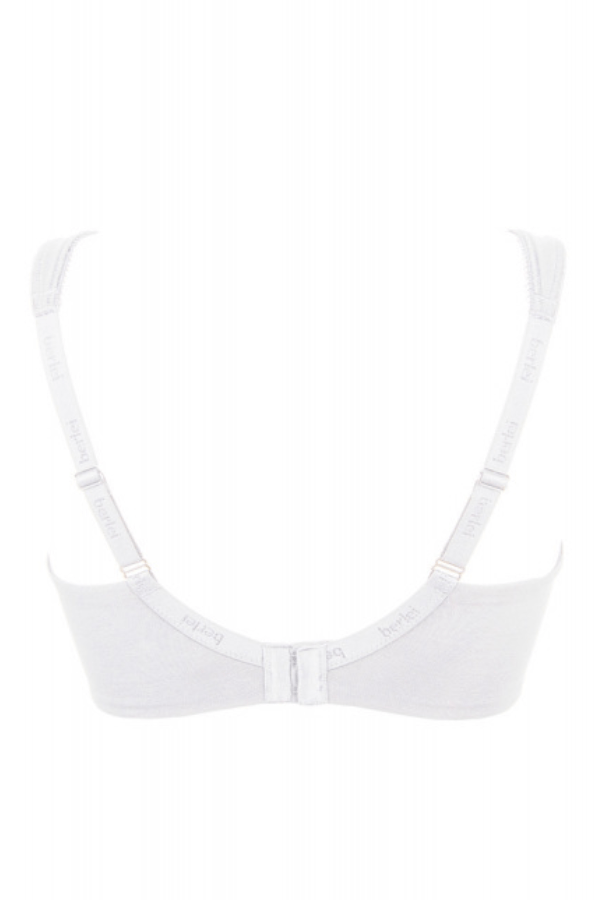 Beauty Full Support Non-Wired Bra - White - Chérie Amour