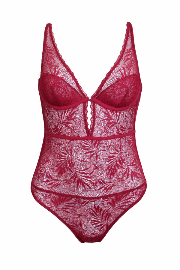 Selva Bodysuit - Red - Chérie Amour