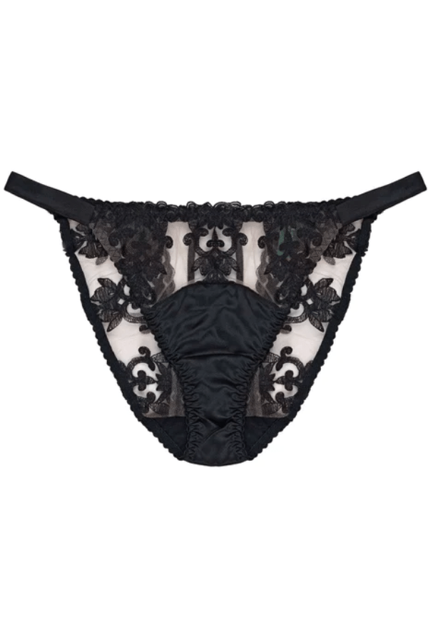 Après Minuit Open Panties- Black