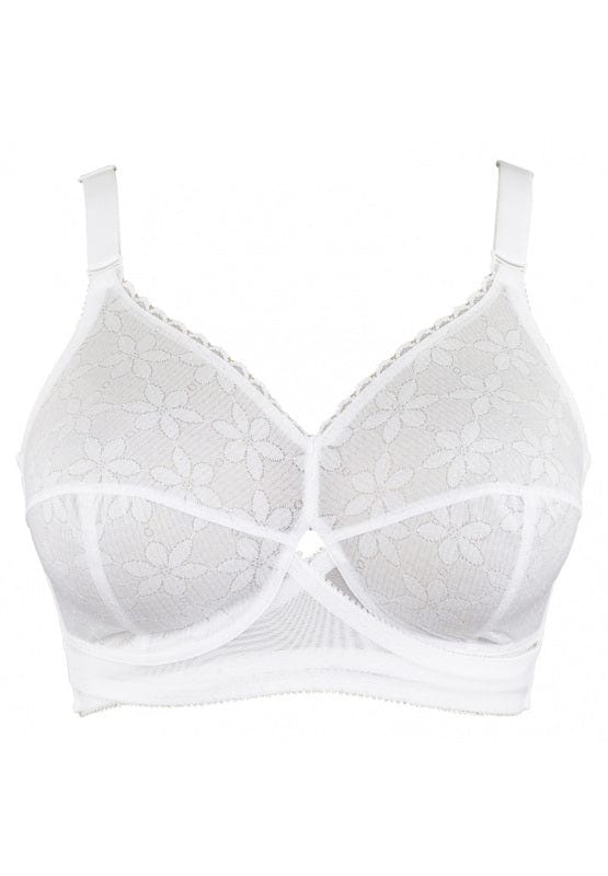 Classic Non-Wired Soft Support Bra - White - Chérie Amour