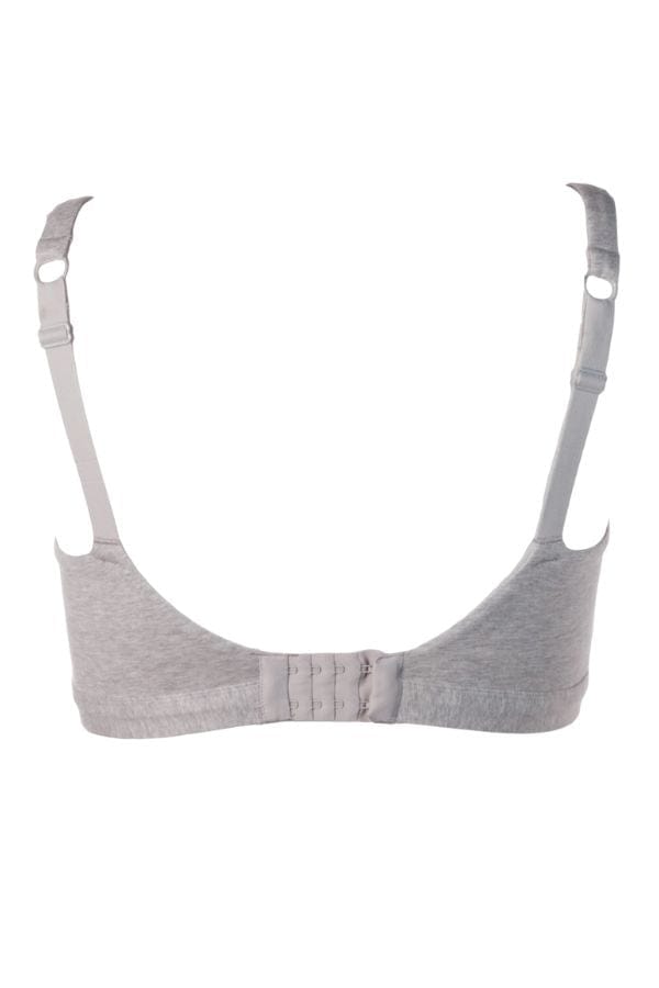 H&M+ Seamless padded bra - Light grey marl - Ladies