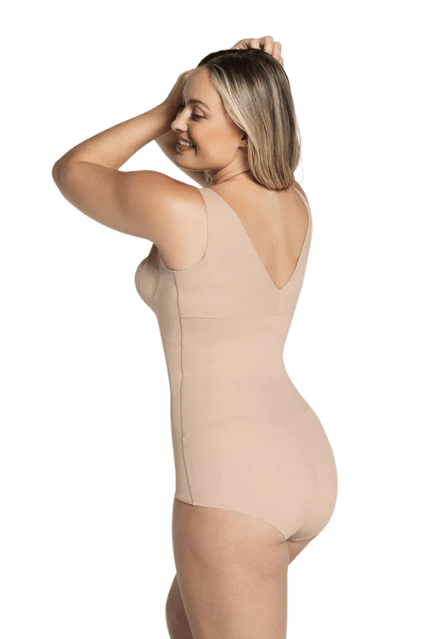 Women Classic Bodysuit Open Bust Body Shaper Tummy Control