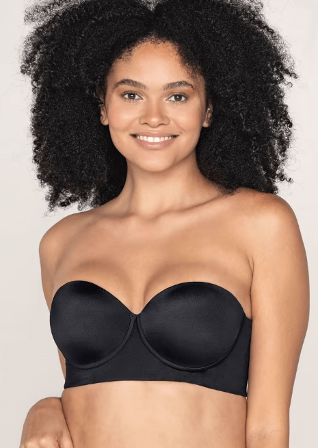 Push up Strapless Bra Non-Slip Silicone Easy Close Maternity Bra Smooth  Bralette Black at  Women's Clothing store
