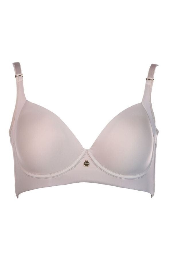 High Profile Back Smoothing Bra with Soft Full Coverage Cups - Nude