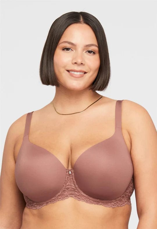 Montelle Women's Pure Plus Soft Foam Cup Full Coverage T-Shirt Bra Black or  Nude
