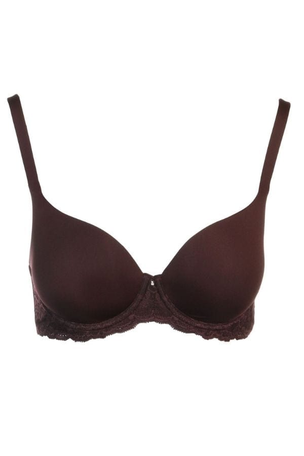 Pure Plus Full Coverage T-Shirt Bra- Cocoa - Chérie Amour