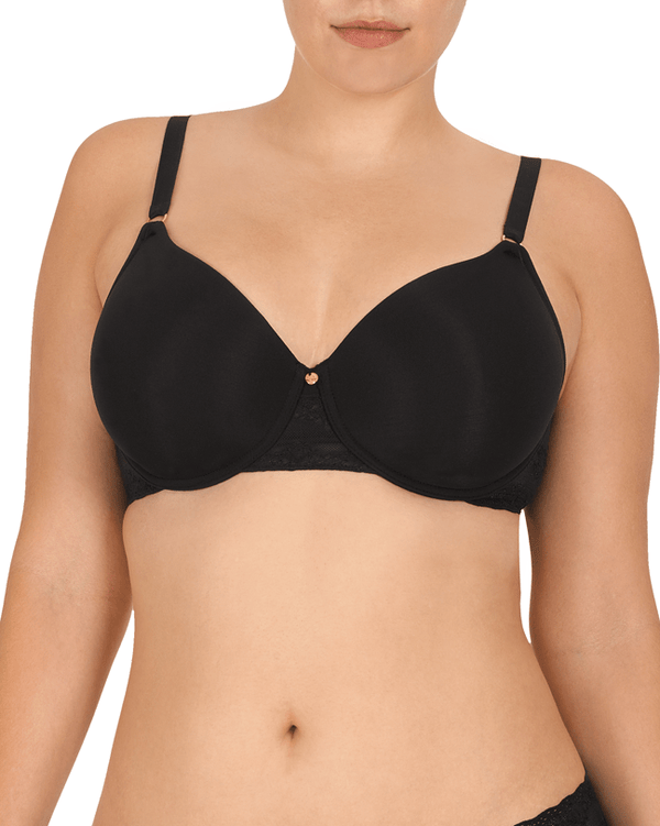 NEW B'TEMPTED WHIMSEY NATORI SIZE 32D BAND 32 CUP D BRA PICK BLACK