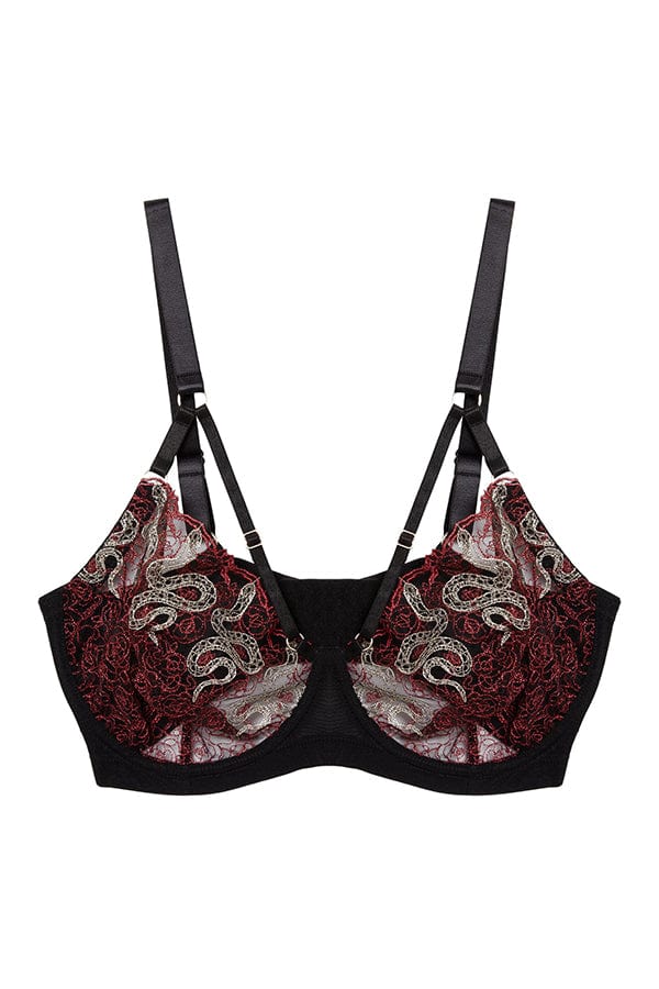 Open Harness Bra Red – Playful Promises USA