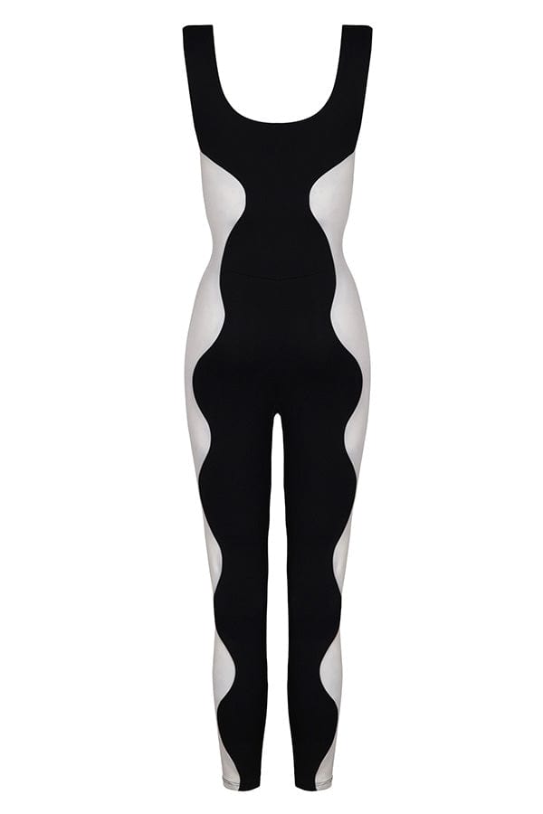 Black and White Striped Print Catsuit Spandex Jumpsuit Unitard Bodysuit  Geometric Graphic Pattern Cirque Du Soleil Stripes XS S M L XL XXL -   Canada