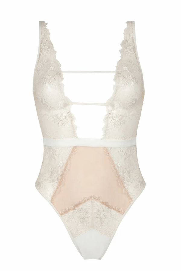 Atelier Amour Lingerie Après Minuit Body - White