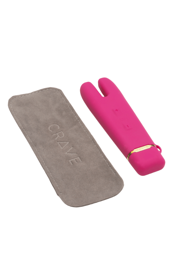 Crave Personal Massager Pink Duet Flex - Pink