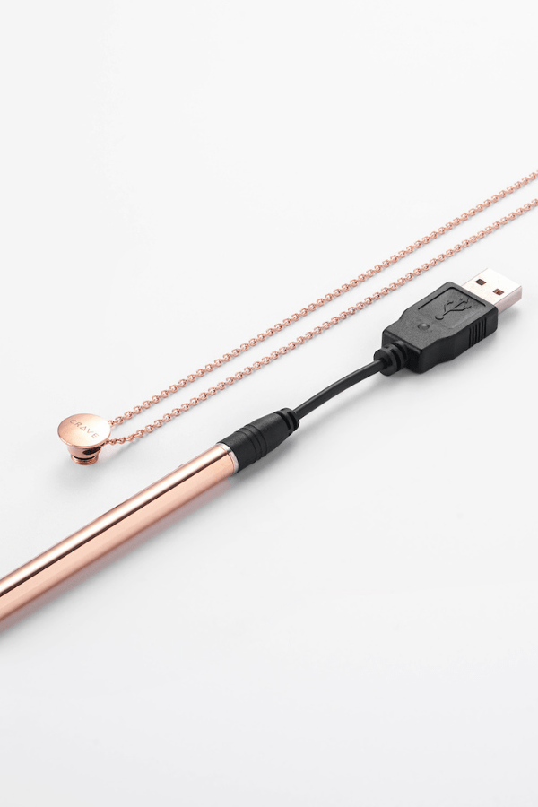 Crave Personal Massager Rose Gold Vesper 2 - Rose Gold