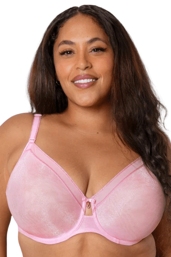 Shimmer Unlined Underwire Bra Pink Chérie Amour 3363