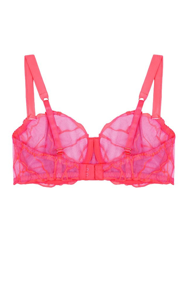 Fleur of England Balconette Cleo Balcony Bra - Pink