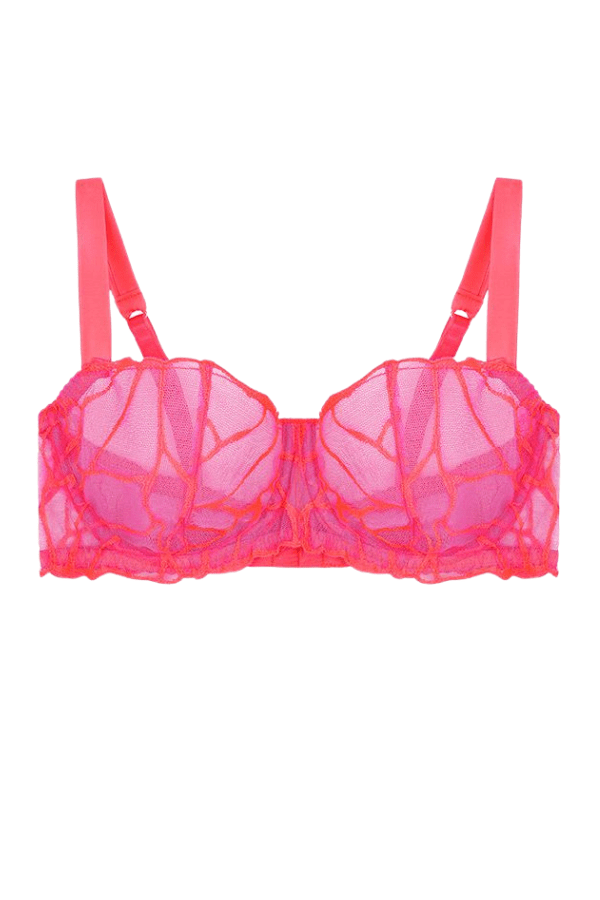 Fleur of England Balconette Cleo Balcony Bra - Pink