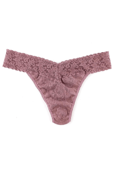 Signature Lace Original Rise Thong - Mint - Chérie Amour