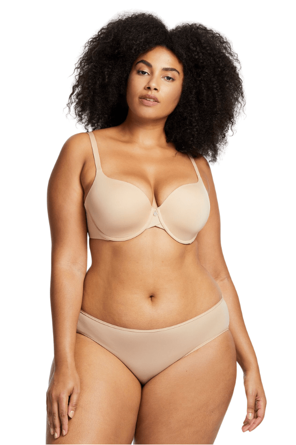 Montelle Bras Champagne / 32 D Pure Demi Cup T-Shirt Bra - Champagne