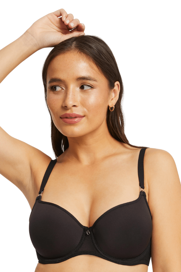 Montelle Lingerie Balconette Spacer Bra - Black