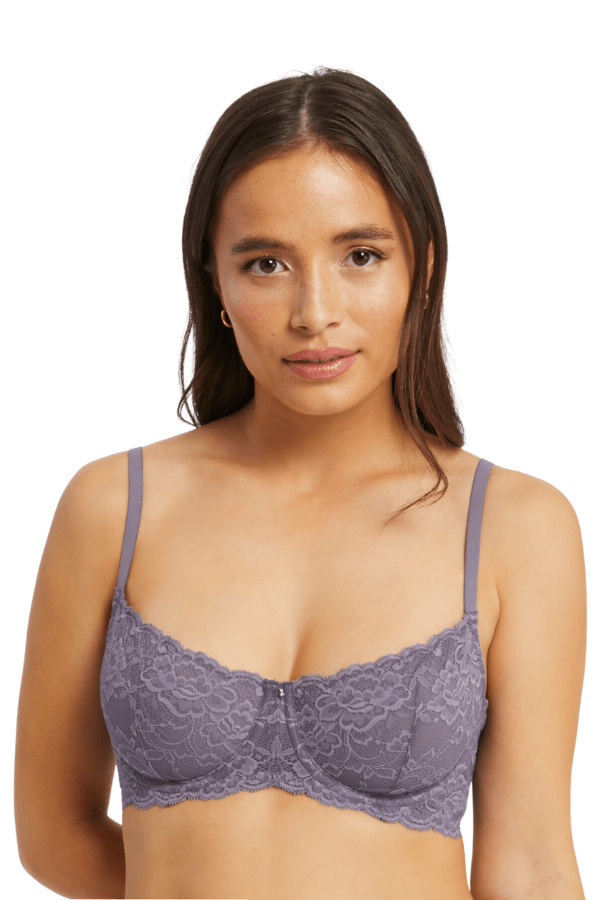 Montelle Lingerie Purple Cloud / 28 C Flirt Demi Lace Bra - Purple Cloud