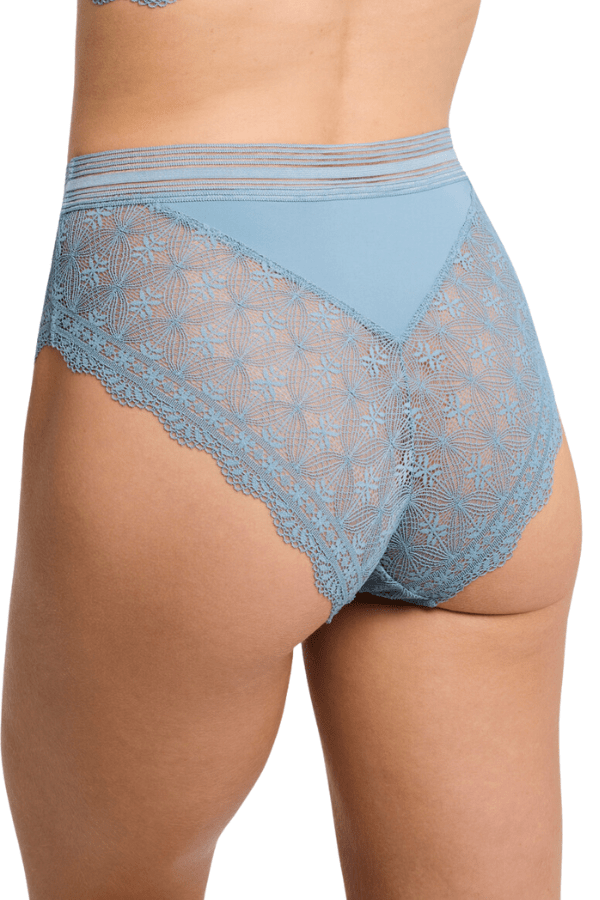 Montelle Lingerie Salt Spring High Waist Brief - Light Blue