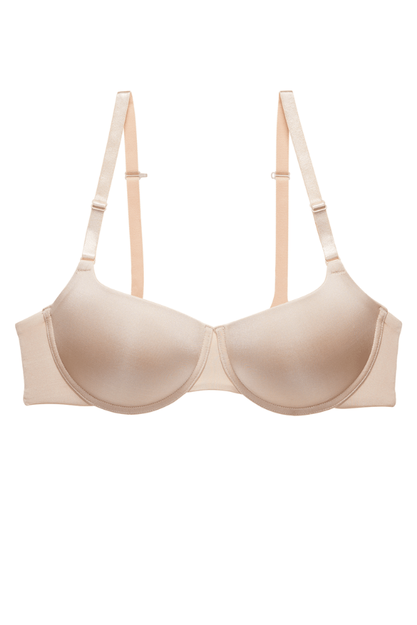 Natori Push-Up Bra Liquid Convertible Balconette Push-Up Bra - Champagne