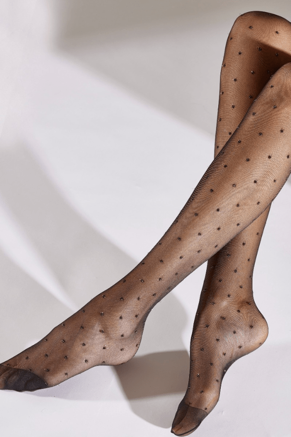 Gold Glitter Tights - One Size