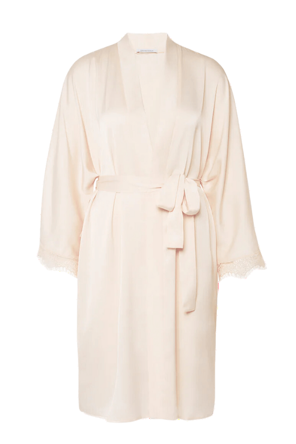 Simone Perele Kimonos Satin Secrets Kimono - Cream