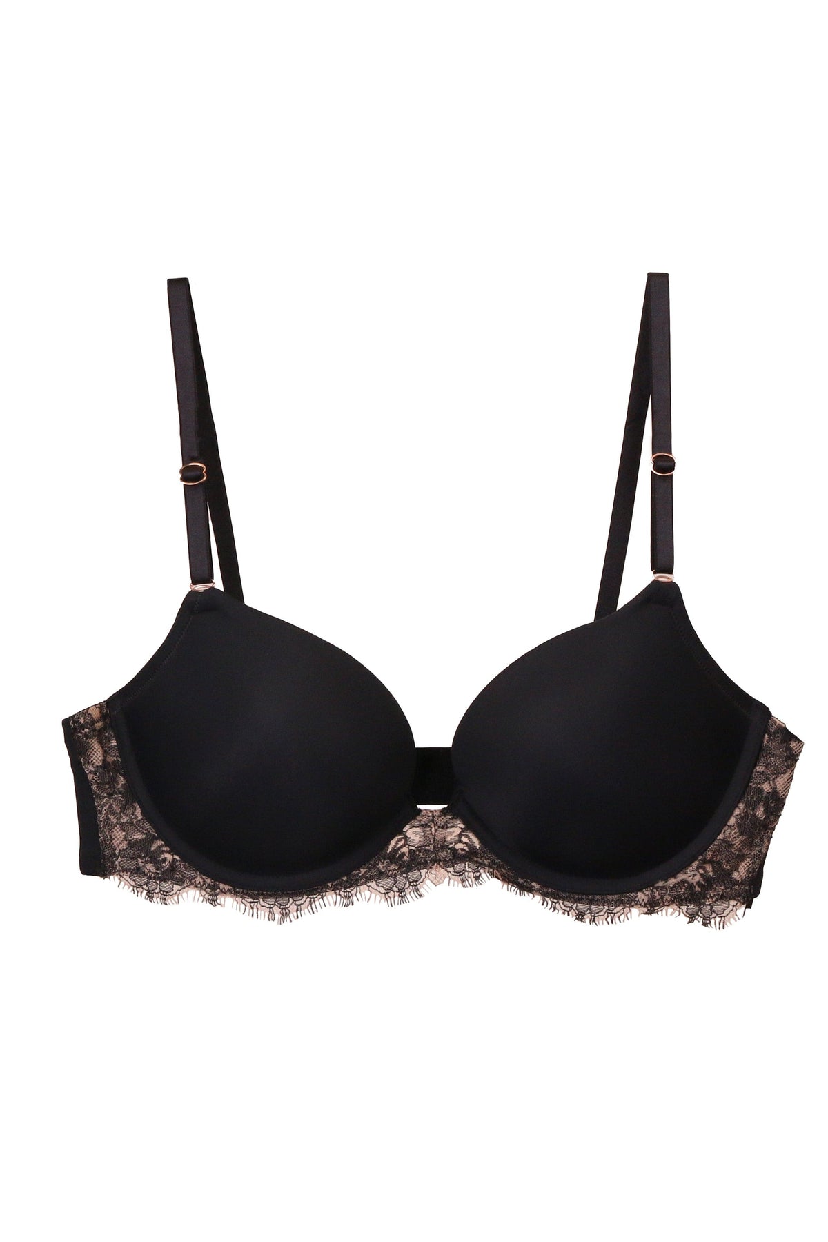 Skarlett Blue Push-Up Bra Entice Lace Push-Up Bra - Black