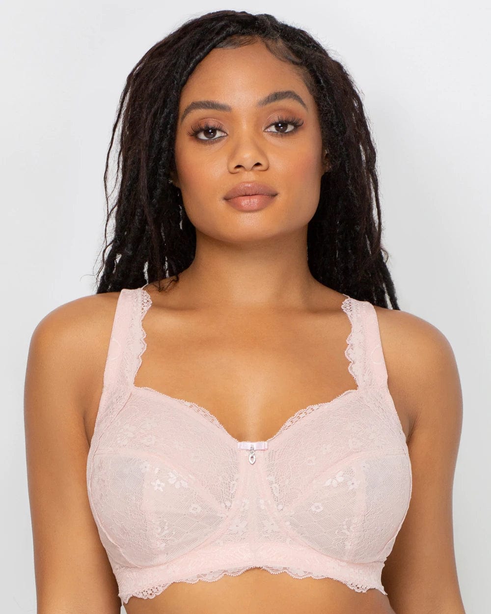 Luxe Lace Wireless Bra - Blushing Rose - Chérie Amour