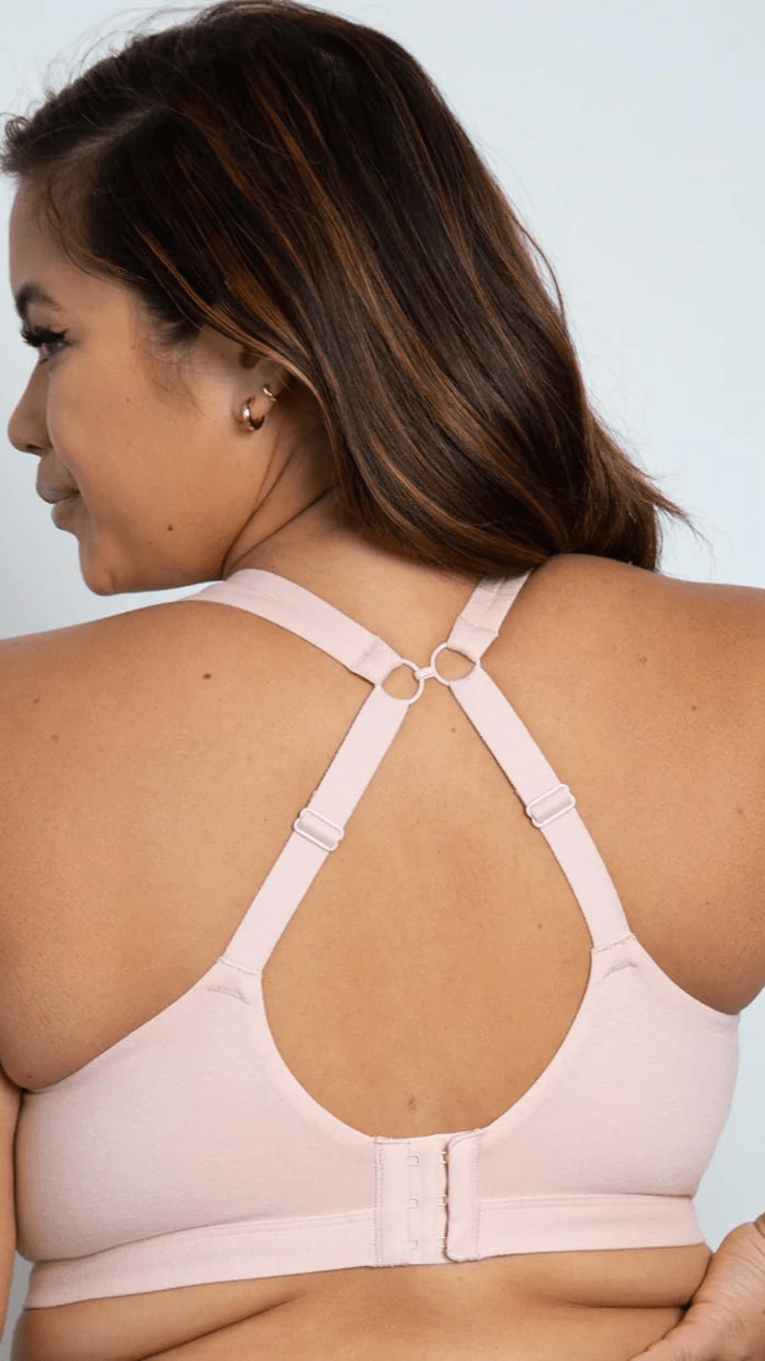 Smooth Seamless Comfort Wireless Bra - Blushing Rose – Curvy Couture