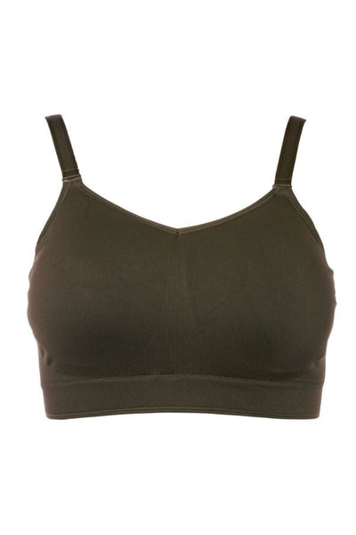 BFF Seamless Bra - Dusty Olive - Chérie Amour