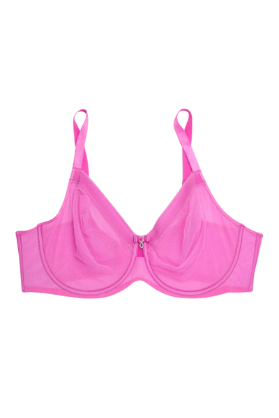 Buy Lovable Women Micro Fabric Demi Cups Seamless Lightly Padded Balconette  Style Transparent Back Strap Underwired Smooth Multiway T-Shirt Bra (Coral  Pink_Size-32B) - CONFI-43 at