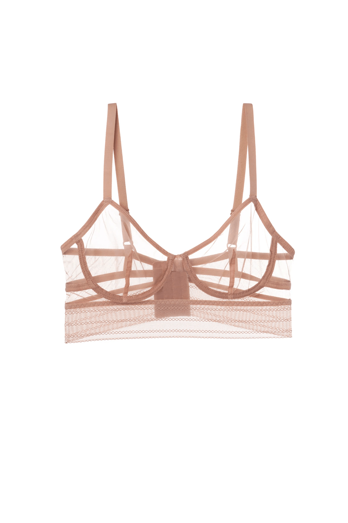 Smooth Seamless Wire-Free Longline Bra- Sun Kissed Coral - Chérie Amour