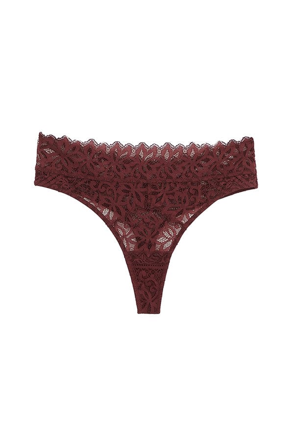 Orient Thong - Maroon - Chérie Amour