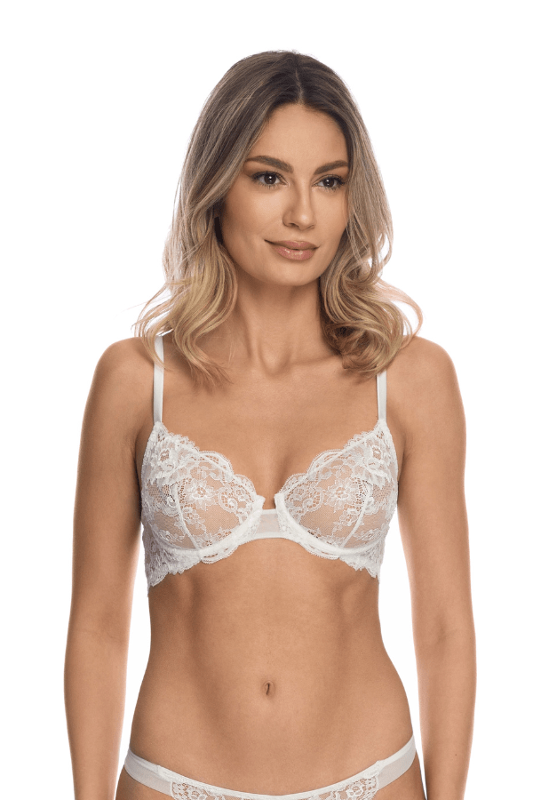 Women's Lace Front Closure Push Up Bras Padded Palestine