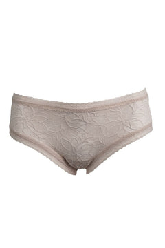 Floral Lace Cheeky Panty- Nude - Chérie Amour