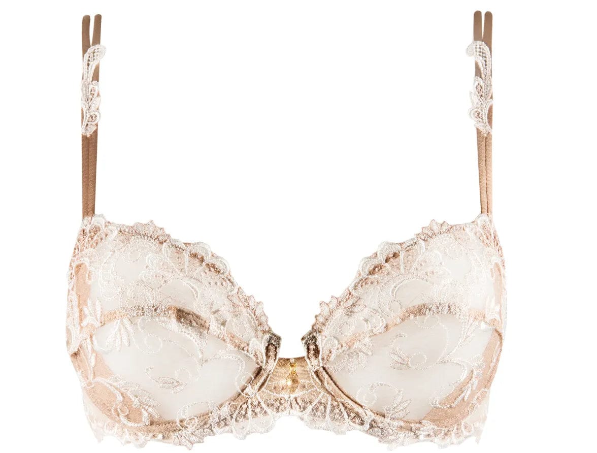 Lise Charmel Guipure Charming 3 Part Full Cup Bra in Ambre Nacre