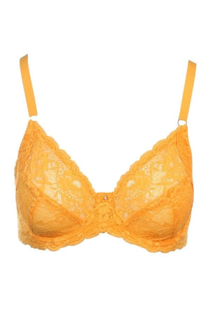 Muse Full Cup Lace Bra- Mango - Chérie Amour