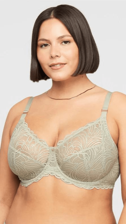 Curve Muse Women Plus Size Add 1 Cup Push Up Underwire Lace Embroidery Bras -2PK-NUDE,BLACK-40DDD : : Fashion