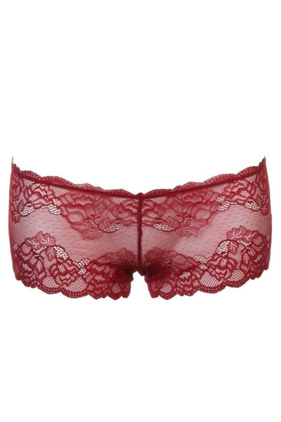 Montelle Tango Red Lace Cheeky Panty – Lion's Lair Boutique