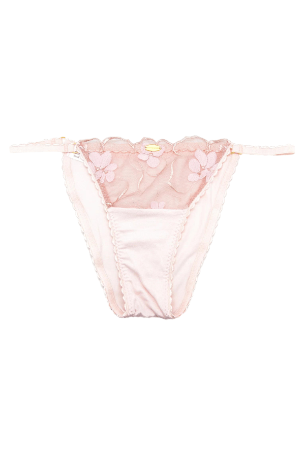 Bamboo High Cut Thong - Pink | Bamboo Underwear - Nette Rose
