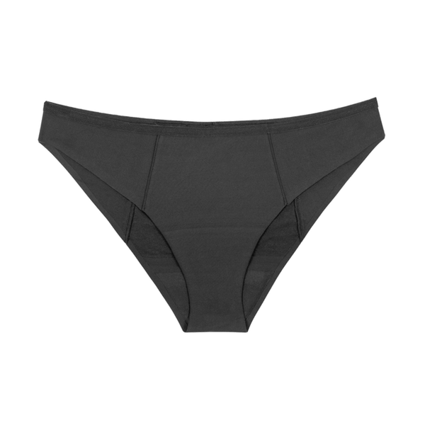 commando Women's Cotton Bikini Briefs, Black, XS-S at