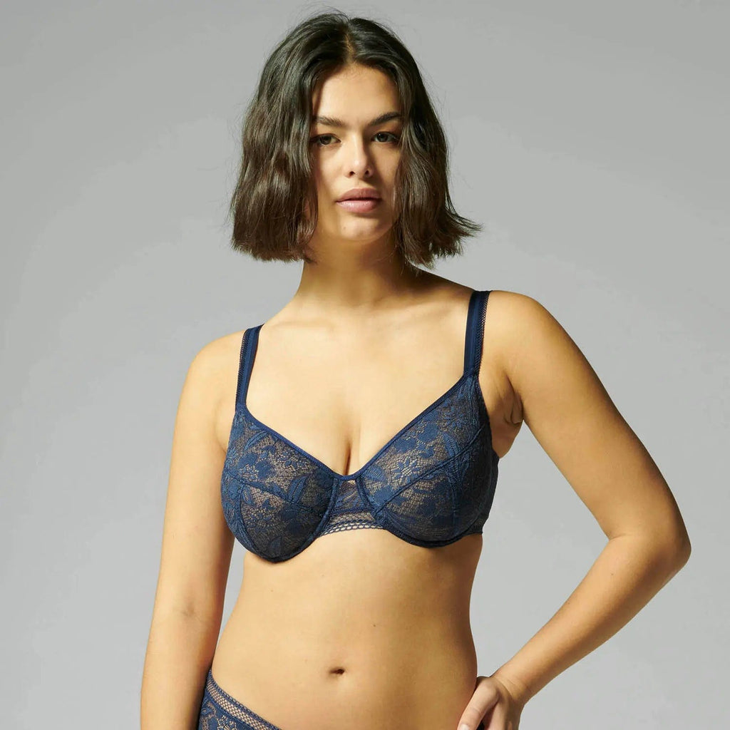 Vertige Demi Bra Night Blue (541) 14Z330 - Lace & Day