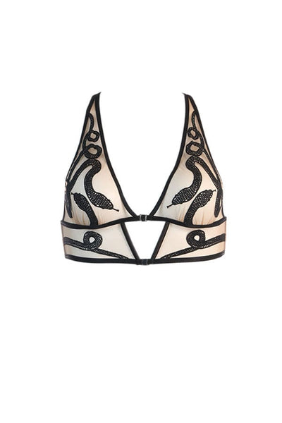 THISTLE & SPIRE Thistle And Spire Medusa Bralette In Black. - Size L (Also  In M, S, XS) for Women