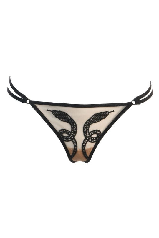 Thistle and Spire Brooklyn Haze Thong Bodysuit (X-Small, Emerald/Toffee) at   Women's Clothing store